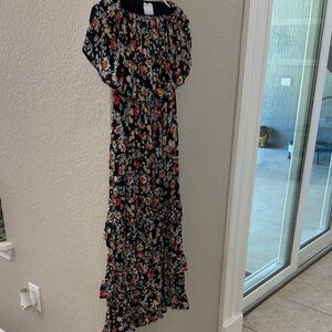 Skylar + Madison Black Floral Dress